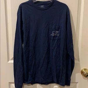 Navy blue Vineyard Vines long sleeve tee XS